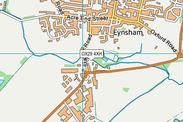OX29 4XH map - OS VectorMap District (Ordnance Survey) OX29 4XH map - OS VectorMap District (Ordnance Survey)