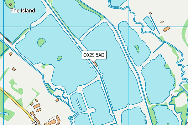 OX29 5AD map - OS VectorMap District (Ordnance Survey) OX29 5AD map - OS VectorMap District (Ordnance Survey)