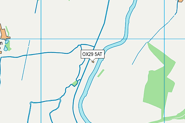 OX29 5AT map - OS VectorMap District (Ordnance Survey) OX29 5AT map - OS VectorMap District (Ordnance Survey)