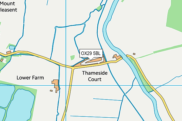 OX29 5BL map - OS VectorMap District (Ordnance Survey) OX29 5BL map - OS VectorMap District (Ordnance Survey)