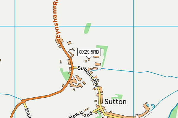 OX29 5RD map - OS VectorMap District (Ordnance Survey) OX29 5RD map - OS VectorMap District (Ordnance Survey)
