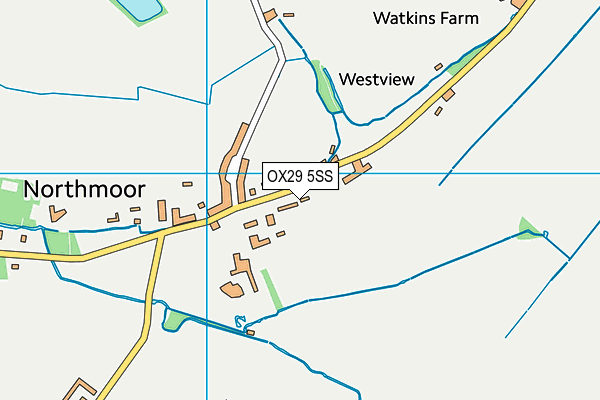 OX29 5SS map - OS VectorMap District (Ordnance Survey) OX29 5SS map - OS VectorMap District (Ordnance Survey)