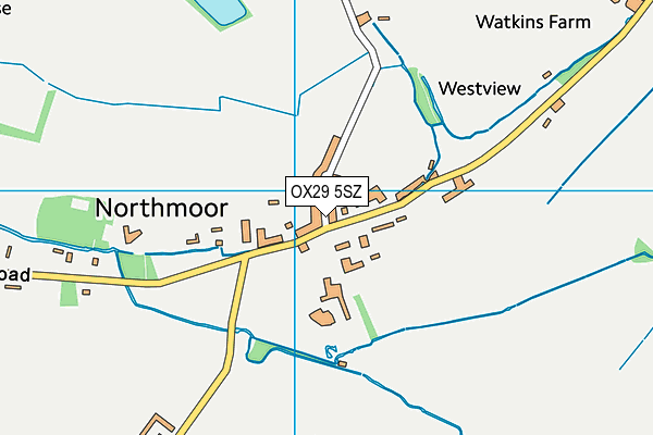 OX29 5SZ map - OS VectorMap District (Ordnance Survey) OX29 5SZ map - OS VectorMap District (Ordnance Survey)