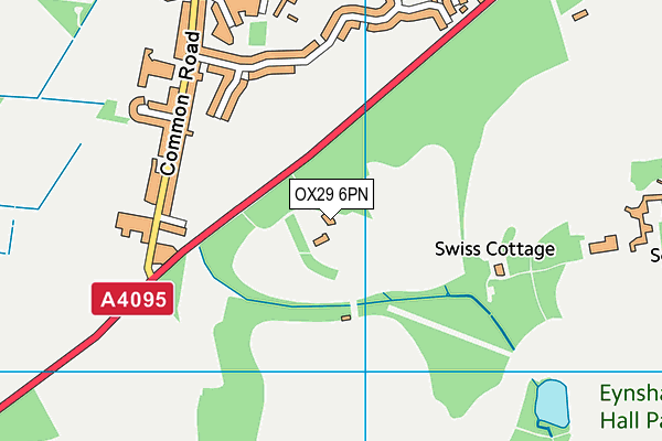 OX29 6PN map - OS VectorMap District (Ordnance Survey) OX29 6PN map - OS VectorMap District (Ordnance Survey)