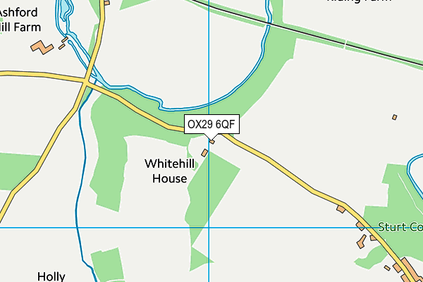 OX29 6QF map - OS VectorMap District (Ordnance Survey) OX29 6QF map - OS VectorMap District (Ordnance Survey)