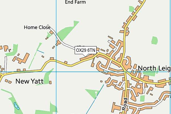 OX29 6TN map - OS VectorMap District (Ordnance Survey) OX29 6TN map - OS VectorMap District (Ordnance Survey)