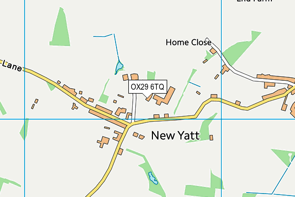 OX29 6TQ map - OS VectorMap District (Ordnance Survey) OX29 6TQ map - OS VectorMap District (Ordnance Survey)
