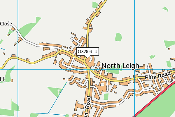 OX29 6TU map - OS VectorMap District (Ordnance Survey) OX29 6TU map - OS VectorMap District (Ordnance Survey)