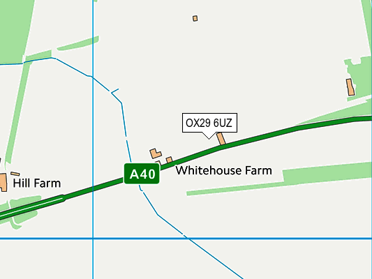 OX29 6UZ map - OS VectorMap District (Ordnance Survey) OX29 6UZ map - OS VectorMap District (Ordnance Survey)