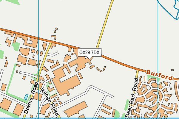 OX29 7DX map - OS VectorMap District (Ordnance Survey) OX29 7DX map - OS VectorMap District (Ordnance Survey)