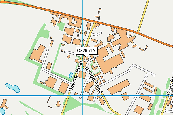 OX29 7LY map - OS VectorMap District (Ordnance Survey) OX29 7LY map - OS VectorMap District (Ordnance Survey)