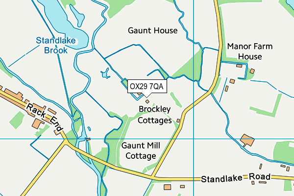 OX29 7QA map - OS VectorMap District (Ordnance Survey) OX29 7QA map - OS VectorMap District (Ordnance Survey)