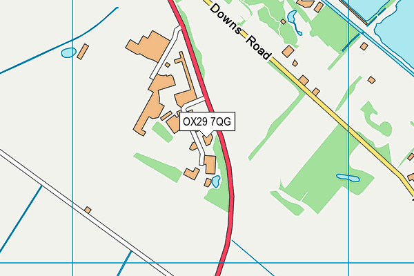 OX29 7QG map - OS VectorMap District (Ordnance Survey) OX29 7QG map - OS VectorMap District (Ordnance Survey)