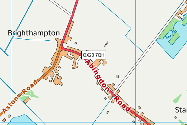 OX29 7QH map - OS VectorMap District (Ordnance Survey) OX29 7QH map - OS VectorMap District (Ordnance Survey)