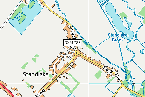 OX29 7SF map - OS VectorMap District (Ordnance Survey) OX29 7SF map - OS VectorMap District (Ordnance Survey)