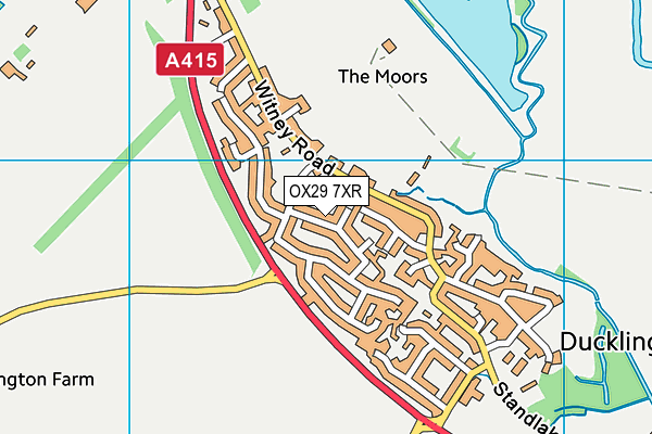OX29 7XR map - OS VectorMap District (Ordnance Survey) OX29 7XR map - OS VectorMap District (Ordnance Survey)