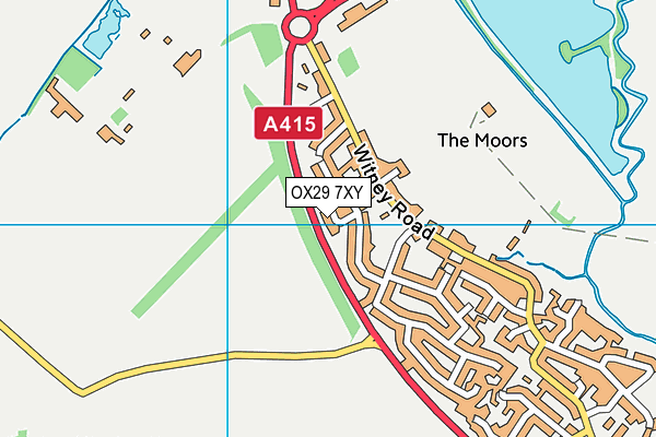 OX29 7XY map - OS VectorMap District (Ordnance Survey) OX29 7XY map - OS VectorMap District (Ordnance Survey)