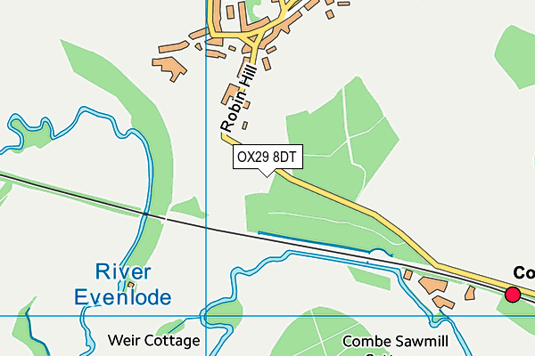 OX29 8DT map - OS VectorMap District (Ordnance Survey) OX29 8DT map - OS VectorMap District (Ordnance Survey)