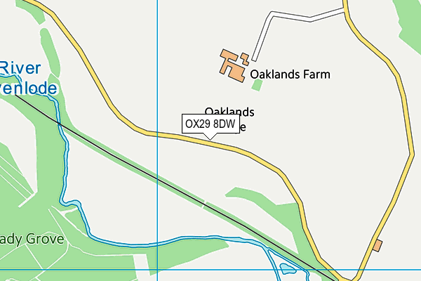 OX29 8DW map - OS VectorMap District (Ordnance Survey) OX29 8DW map - OS VectorMap District (Ordnance Survey)