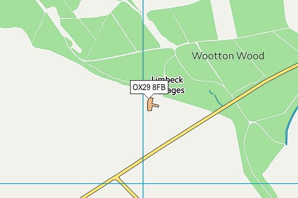 OX29 8FB map - OS VectorMap District (Ordnance Survey) OX29 8FB map - OS VectorMap District (Ordnance Survey)