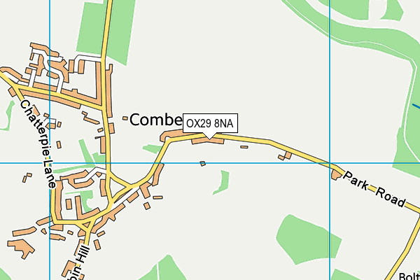 OX29 8NA map - OS VectorMap District (Ordnance Survey)
