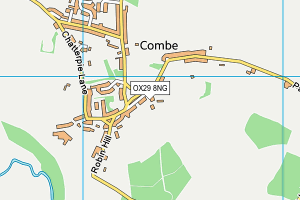 OX29 8NG map - OS VectorMap District (Ordnance Survey) OX29 8NG map - OS VectorMap District (Ordnance Survey)
