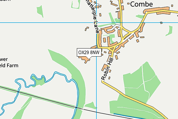 OX29 8NW map - OS VectorMap District (Ordnance Survey) OX29 8NW map - OS VectorMap District (Ordnance Survey)