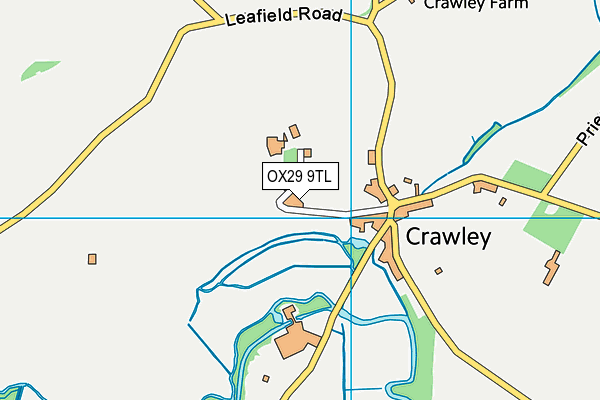 OX29 9TL map - OS VectorMap District (Ordnance Survey) OX29 9TL map - OS VectorMap District (Ordnance Survey)