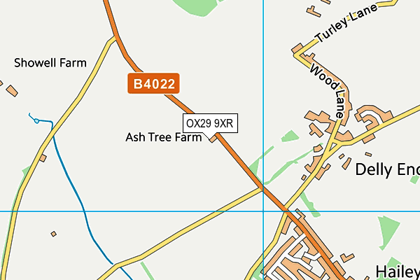 OX29 9XR map - OS VectorMap District (Ordnance Survey) OX29 9XR map - OS VectorMap District (Ordnance Survey)
