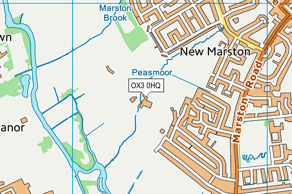 OX3 0HQ map - OS VectorMap District (Ordnance Survey) OX3 0HQ map - OS VectorMap District (Ordnance Survey)