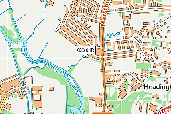 OX3 0HR map - OS VectorMap District (Ordnance Survey) OX3 0HR map - OS VectorMap District (Ordnance Survey)
