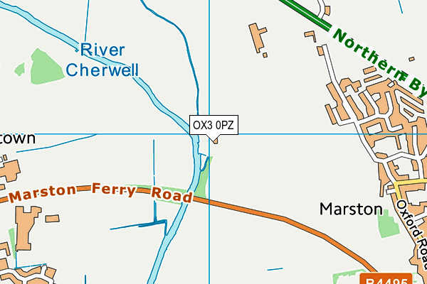 OX3 0PZ map - OS VectorMap District (Ordnance Survey) OX3 0PZ map - OS VectorMap District (Ordnance Survey)