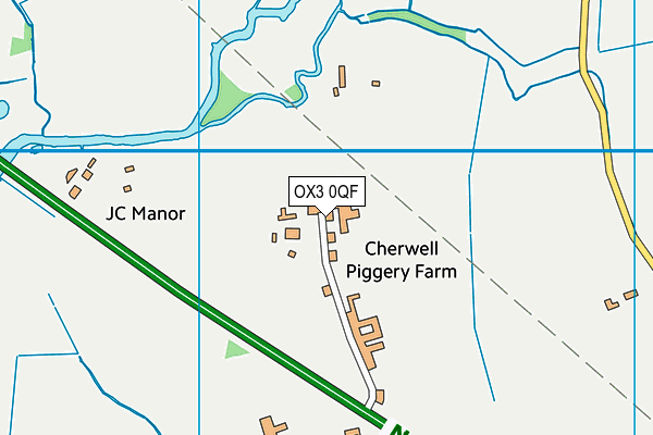 OX3 0QF map - OS VectorMap District (Ordnance Survey) OX3 0QF map - OS VectorMap District (Ordnance Survey)
