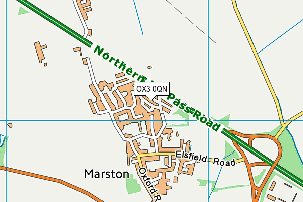 OX3 0QN map - OS VectorMap District (Ordnance Survey) OX3 0QN map - OS VectorMap District (Ordnance Survey)