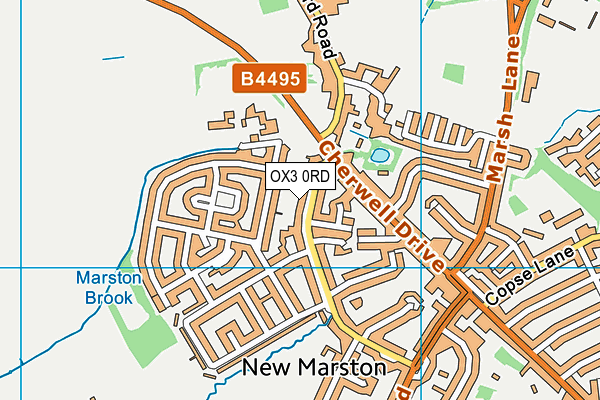 OX3 0RD map - OS VectorMap District (Ordnance Survey) OX3 0RD map - OS VectorMap District (Ordnance Survey)