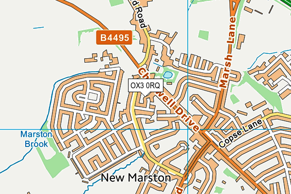 OX3 0RQ map - OS VectorMap District (Ordnance Survey) OX3 0RQ map - OS VectorMap District (Ordnance Survey)