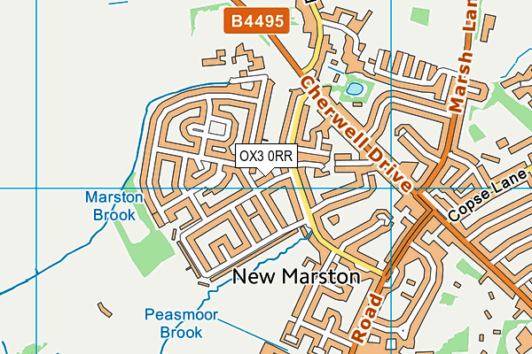 OX3 0RR map - OS VectorMap District (Ordnance Survey) OX3 0RR map - OS VectorMap District (Ordnance Survey)