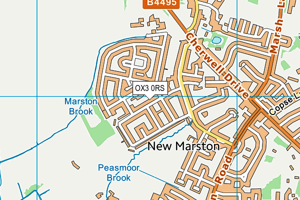 OX3 0RS map - OS VectorMap District (Ordnance Survey) OX3 0RS map - OS VectorMap District (Ordnance Survey)