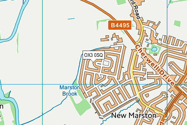 OX3 0SQ map - OS VectorMap District (Ordnance Survey) OX3 0SQ map - OS VectorMap District (Ordnance Survey)