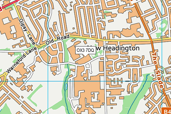 OX3 7DQ map - OS VectorMap District (Ordnance Survey) OX3 7DQ map - OS VectorMap District (Ordnance Survey)