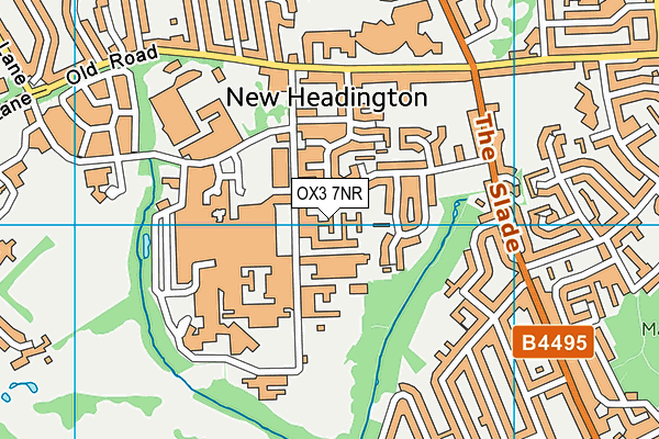 OX3 7NR map - OS VectorMap District (Ordnance Survey) OX3 7NR map - OS VectorMap District (Ordnance Survey)