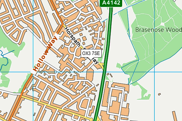 OX3 7SE map - OS VectorMap District (Ordnance Survey) OX3 7SE map - OS VectorMap District (Ordnance Survey)