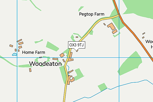OX3 9TJ map - OS VectorMap District (Ordnance Survey) OX3 9TJ map - OS VectorMap District (Ordnance Survey)