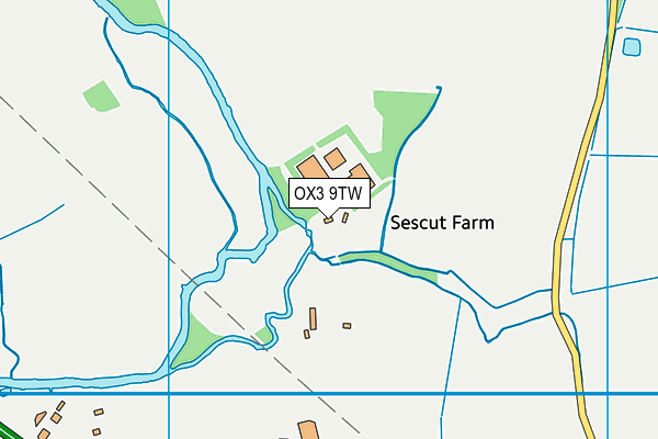 OX3 9TW map - OS VectorMap District (Ordnance Survey) OX3 9TW map - OS VectorMap District (Ordnance Survey)