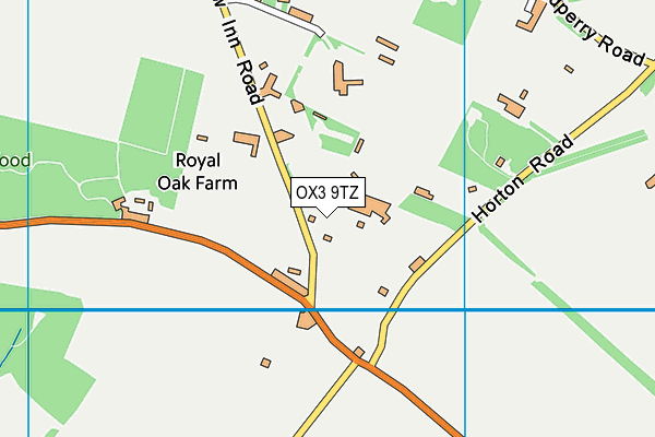 OX3 9TZ map - OS VectorMap District (Ordnance Survey) OX3 9TZ map - OS VectorMap District (Ordnance Survey)