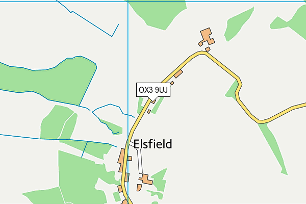 OX3 9UJ map - OS VectorMap District (Ordnance Survey) OX3 9UJ map - OS VectorMap District (Ordnance Survey)