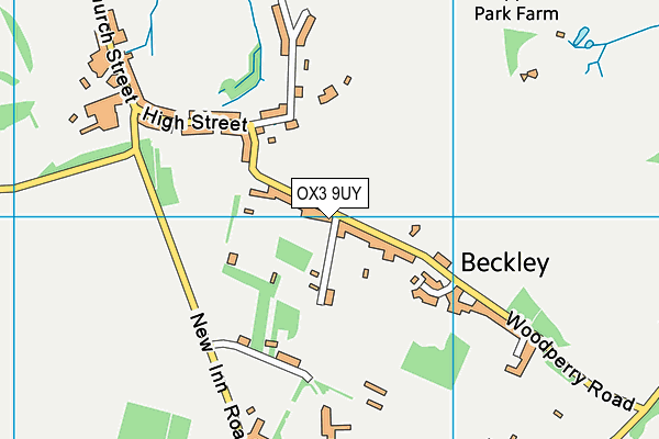OX3 9UY map - OS VectorMap District (Ordnance Survey) OX3 9UY map - OS VectorMap District (Ordnance Survey)