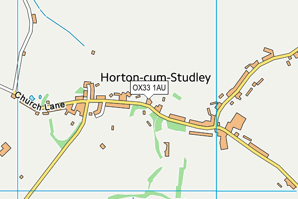 OX33 1AU map - OS VectorMap District (Ordnance Survey) OX33 1AU map - OS VectorMap District (Ordnance Survey)