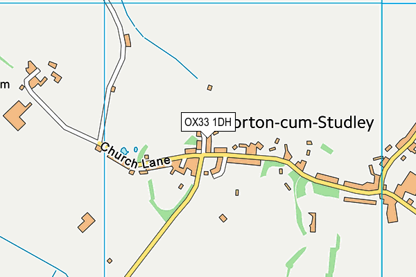 OX33 1DH map - OS VectorMap District (Ordnance Survey) OX33 1DH map - OS VectorMap District (Ordnance Survey)