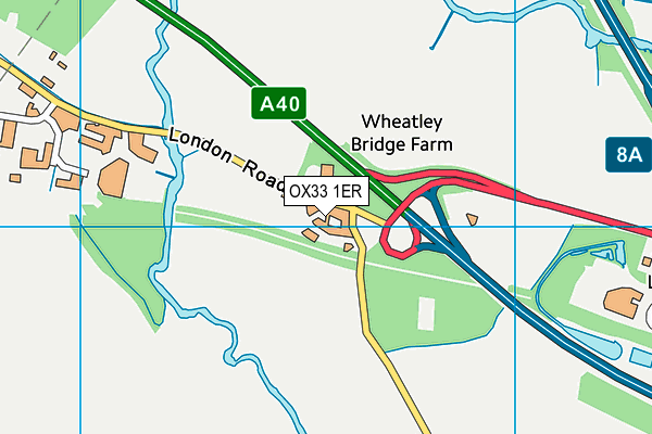 OX33 1ER map - OS VectorMap District (Ordnance Survey) OX33 1ER map - OS VectorMap District (Ordnance Survey)